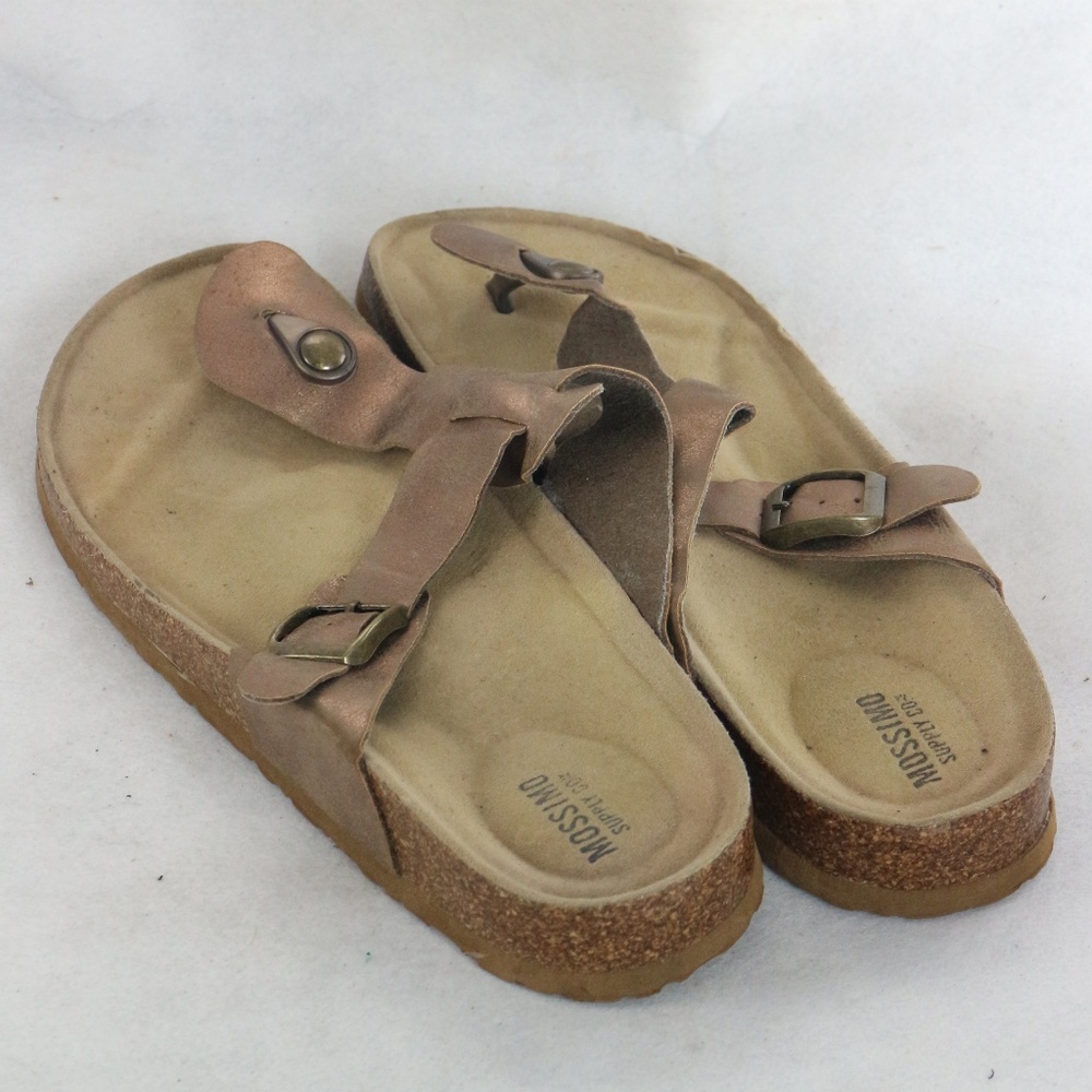 MOSSIMO SUPPLY CO. Copper T-Strap Sandals - Picture 3 of 7